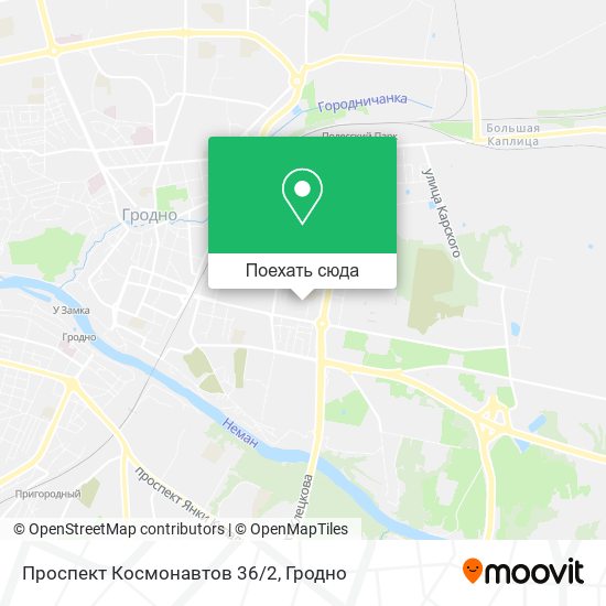 Карта Проспект Космонавтов 36/2