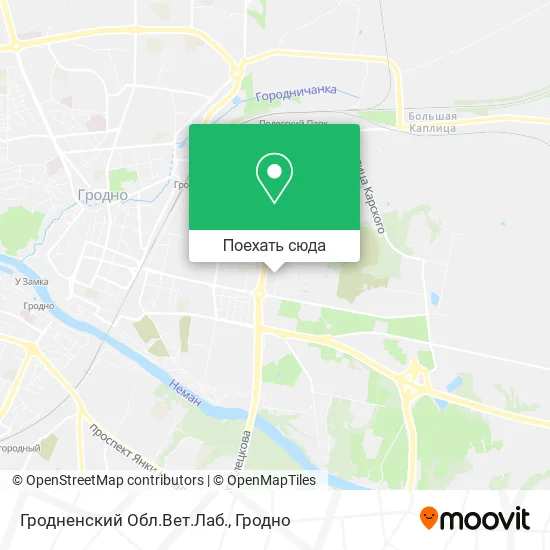 Карта Гродненский Обл.Вет.Лаб.