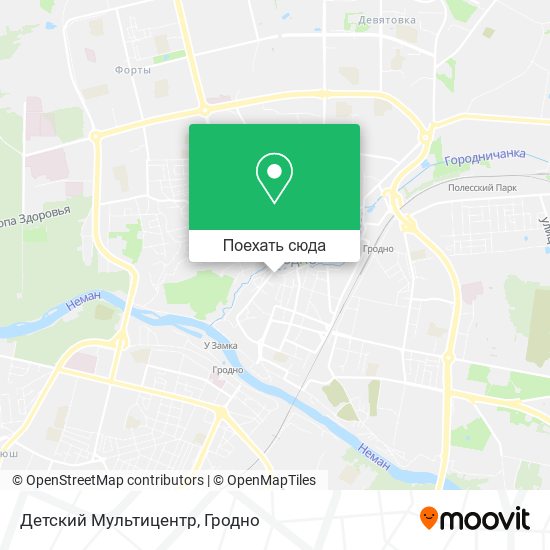 Карта Детский Мультицентр