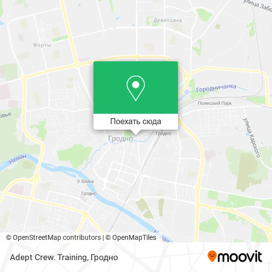 Карта Adept Crew. Training