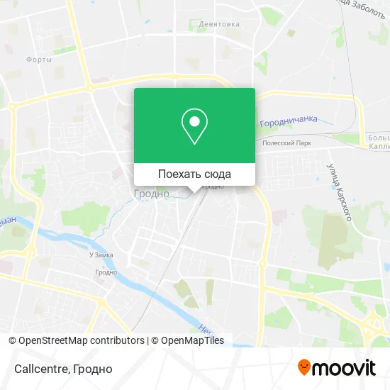 Карта Callcentre