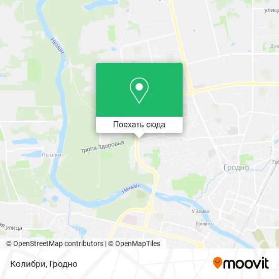 Карта Колибри