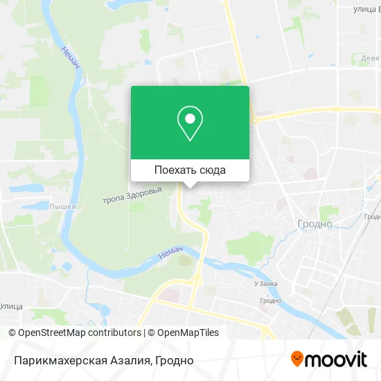 Карта Парикмахерская Азалия
