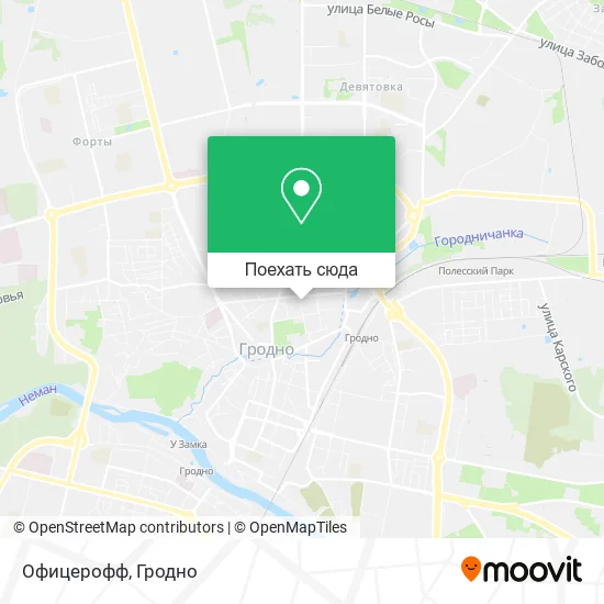 Карта Офицерофф