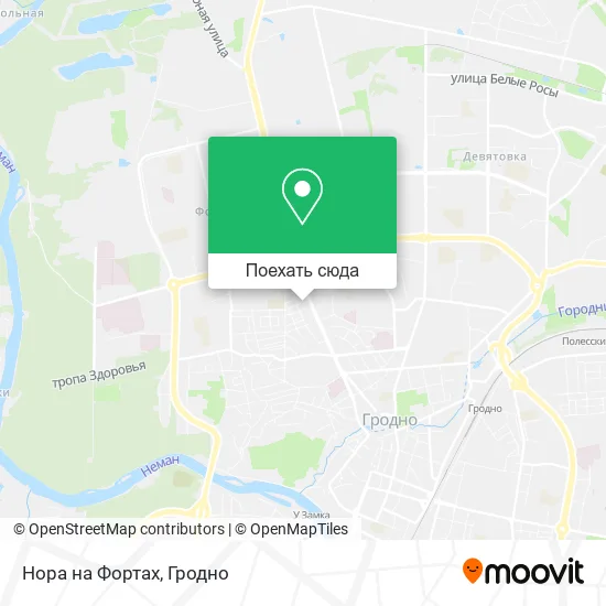 Карта Нора на Фортах