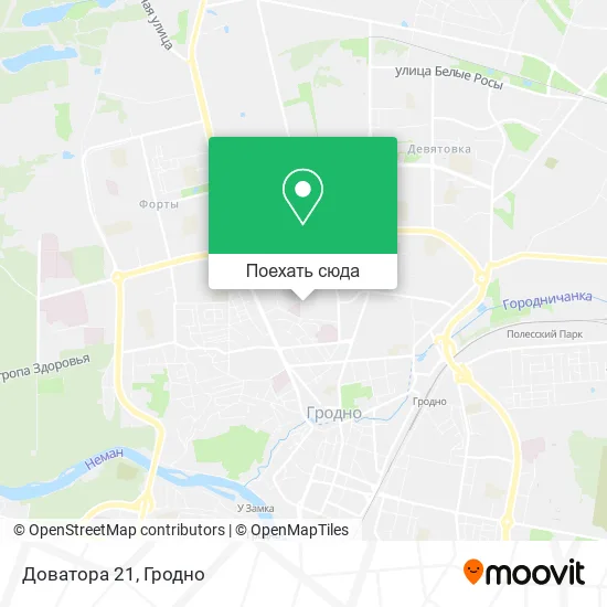 Карта Доватора 21