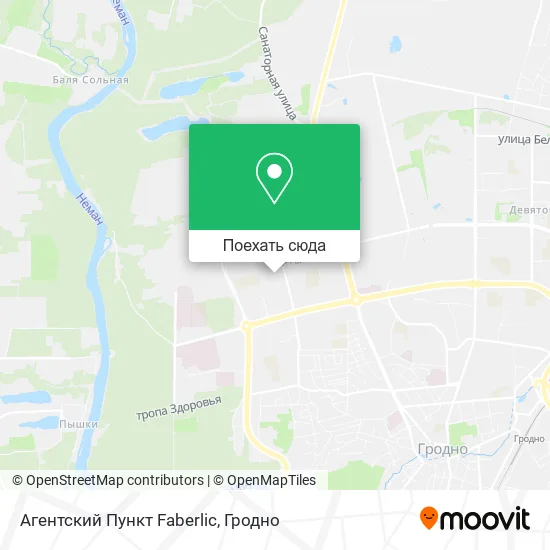 Карта Агентский Пункт Faberlic