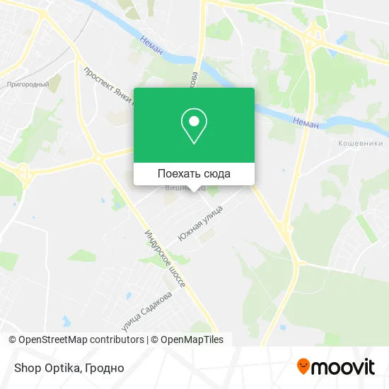 Карта Shop Optika