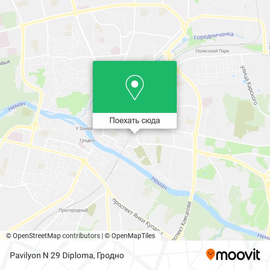 Карта Pavilyon N 29 Diploma