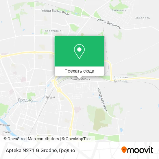 Карта Apteka N271 G.Grodno