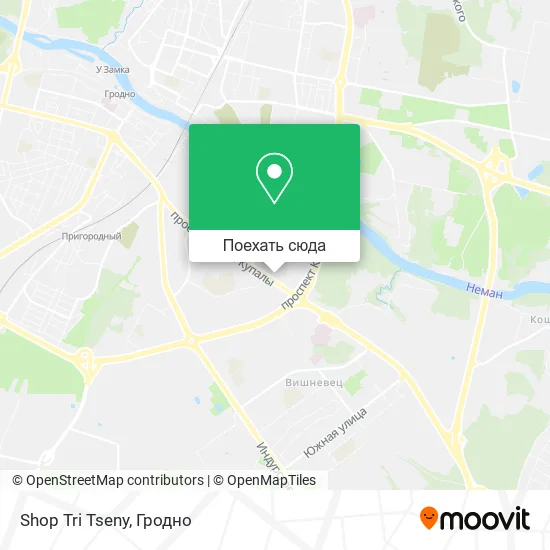 Карта Shop Tri Tseny