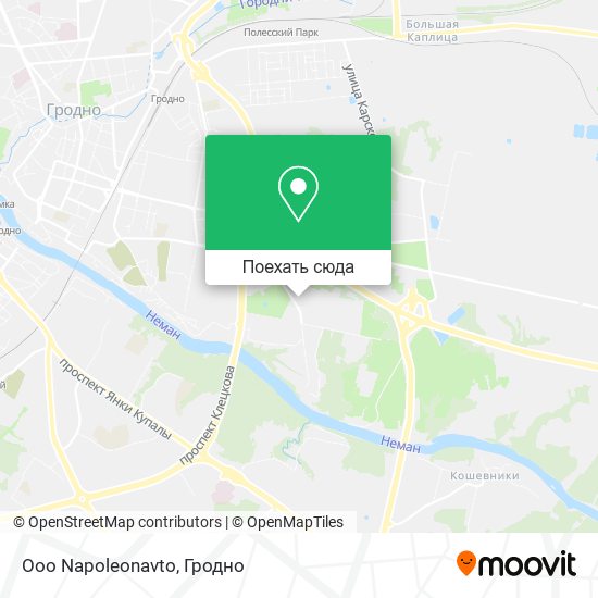 Карта Ooo Napoleonavto