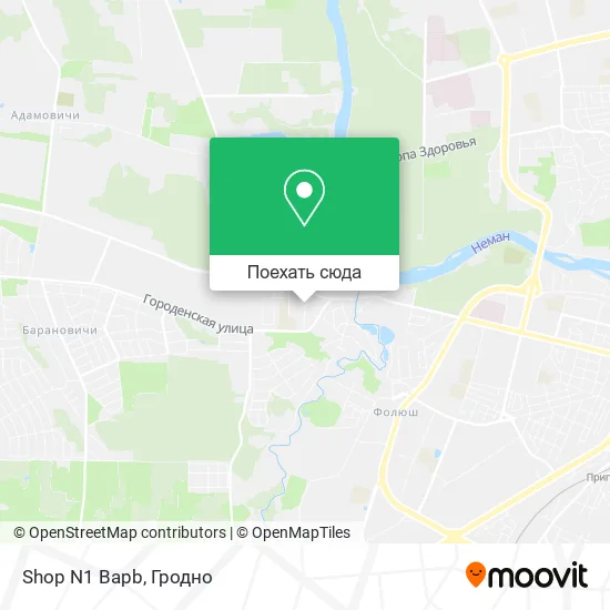 Карта Shop N1 Bapb