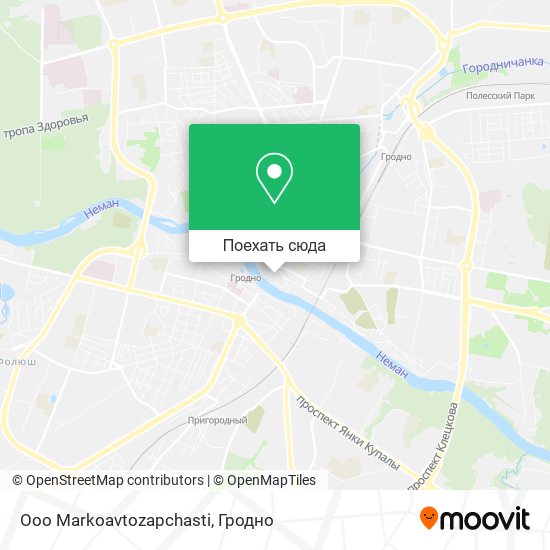 Карта Ooo Markoavtozapchasti