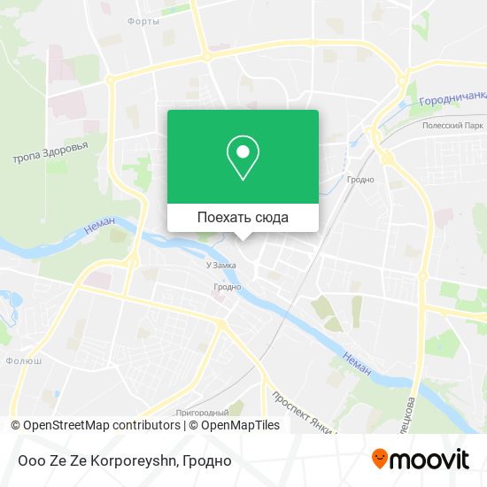 Карта Ooo Ze Ze Korporeyshn