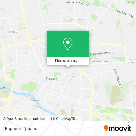 Карта Евроопт
