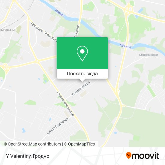 Карта Y Valentiny