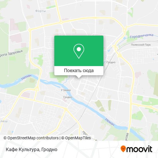 Карта Кафе Культура