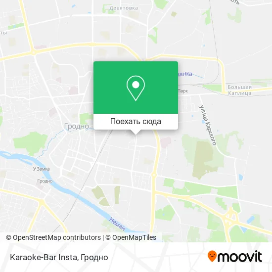 Карта Karaoke-Bar Insta