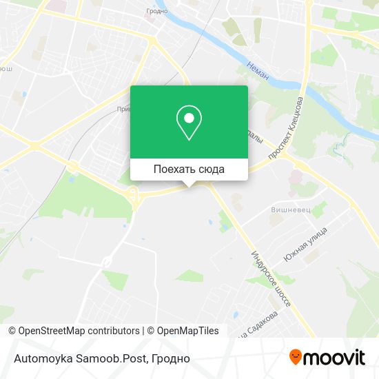 Карта Automoyka Samoob.Post