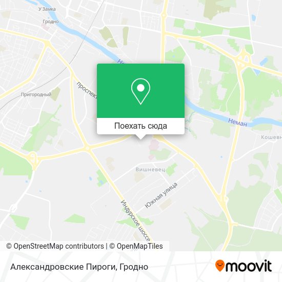 Карта Александровские Пироги