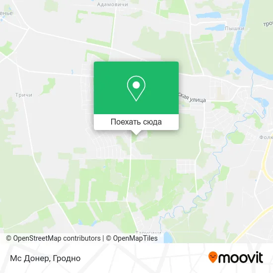 Карта Mc Донер
