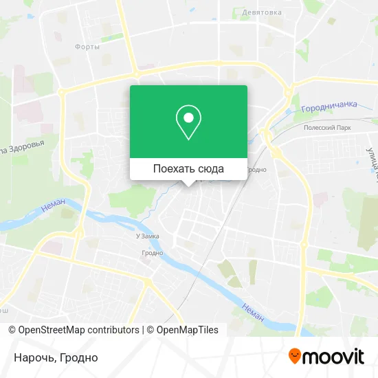 Карта Нарочь