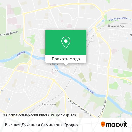 Карта Высшая Духовная Семинария