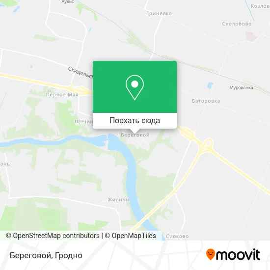Карта Береговой