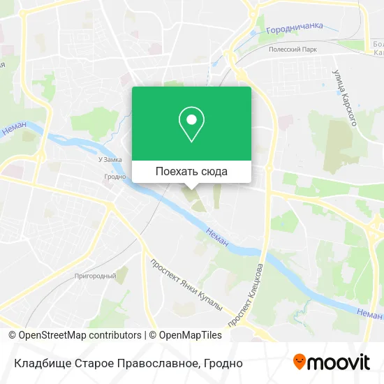 Карта Кладбище Старое Православное