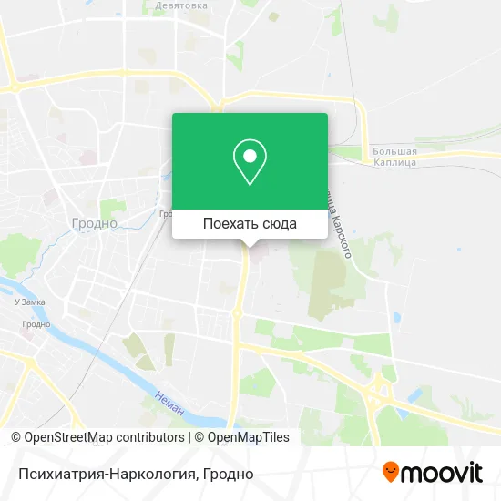 Карта Психиатрия-Наркология