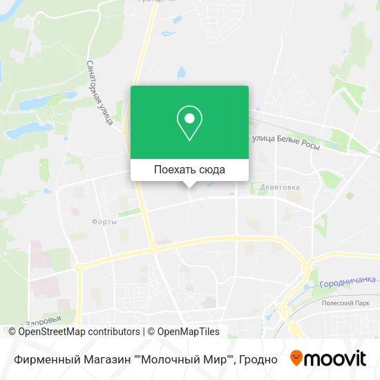 Карта Фирменный Магазин ""Молочный Мир""