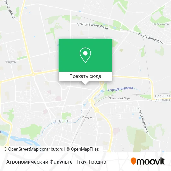 Карта Агрономический Факультет Ггау