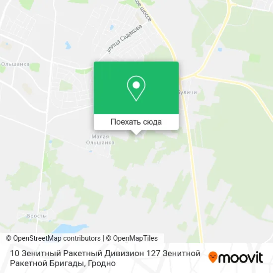 Карта 10 Зенитный Ракетный Дивизион 127 Зенитной Ракетной Бригады
