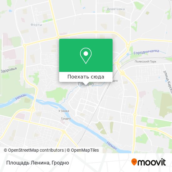 Карта Площадь Ленина
