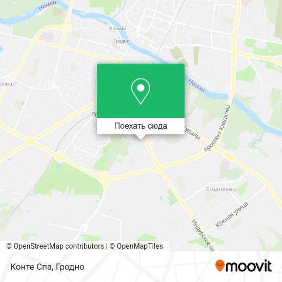 Карта Конте Спа