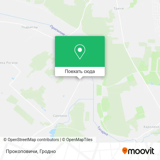 Карта Прокоповичи