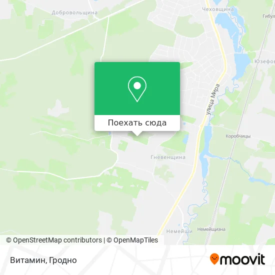 Карта Витамин