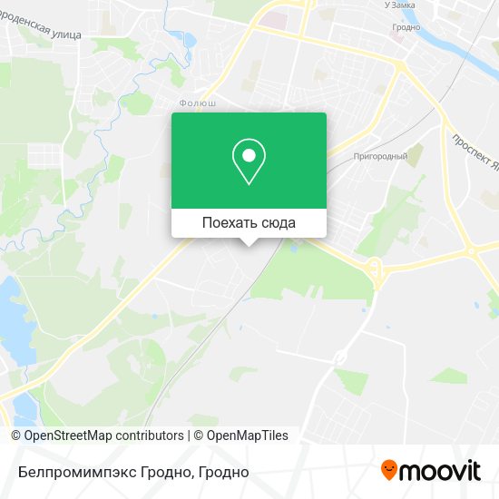 Карта Белпромимпэкс Гродно