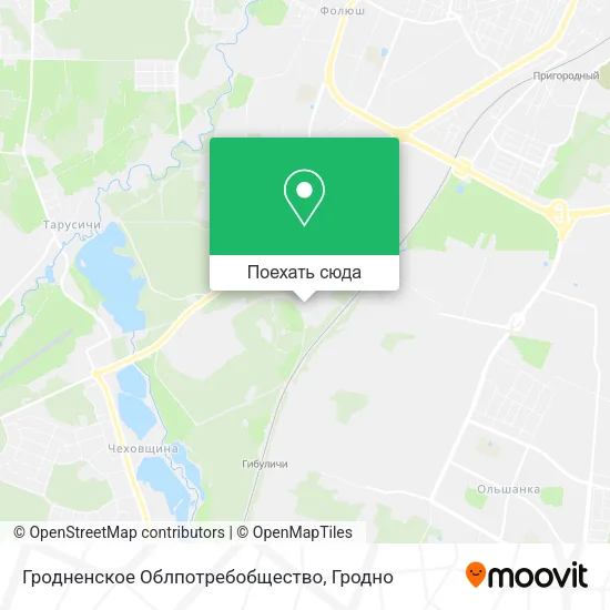 Карта Гродненское Облпотребобщество
