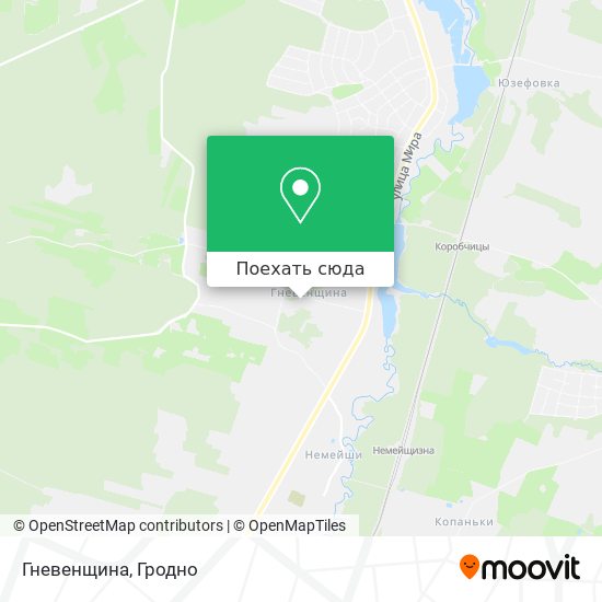Карта Гневенщина