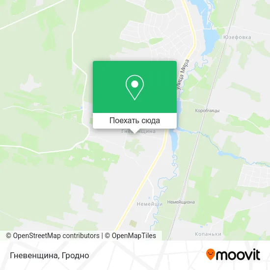 Карта Гневенщина
