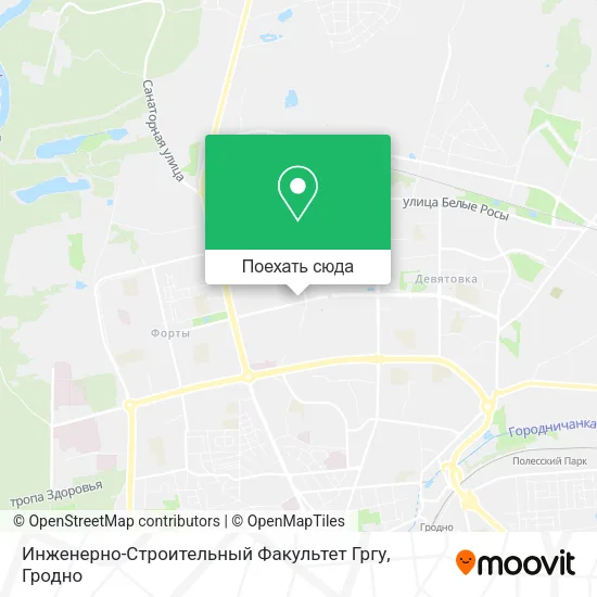 Карта Инженерно-Строительный Факультет Гргу