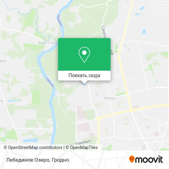Карта Лебединое Озеро