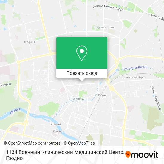 Карта 1134 Военный Клинический Медицинский Центр