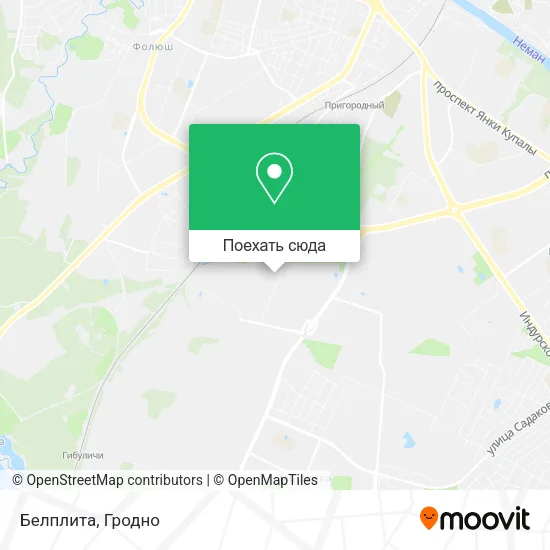 Карта Белплита