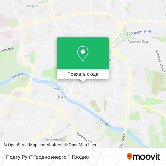 Карта Псдту Руп""Гродноэнерго""