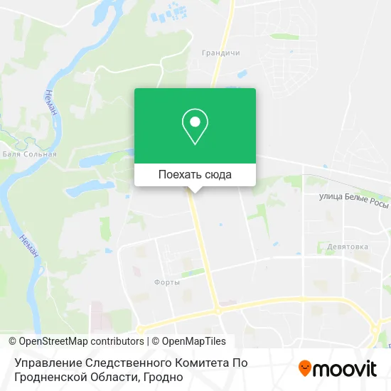 Карта Управление Следственного Комитета По Гродненской Области