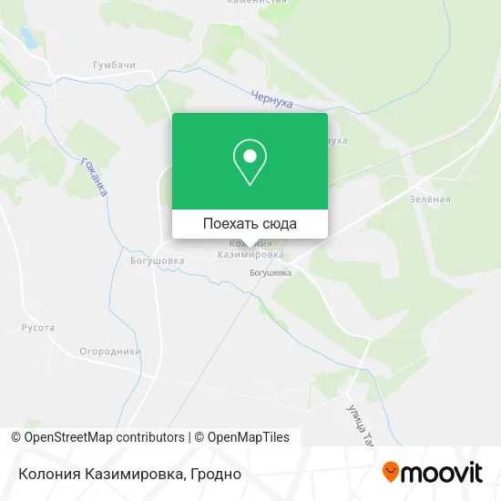 Карта Колония Казимировка