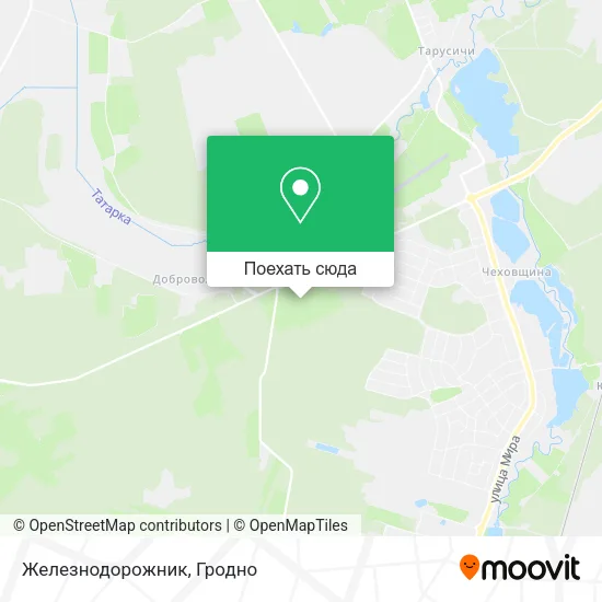 Карта Железнодорожник